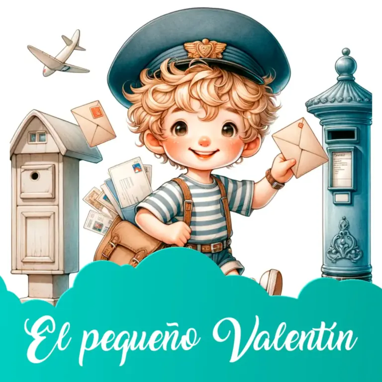 Ilustración del cuento infantil «El pequeño Valentín» de Raquel Tolmo