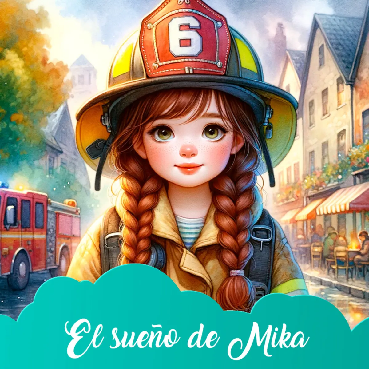 Ilustración del cuento infantil «El sueño de Mika» de Raquel Tolmo