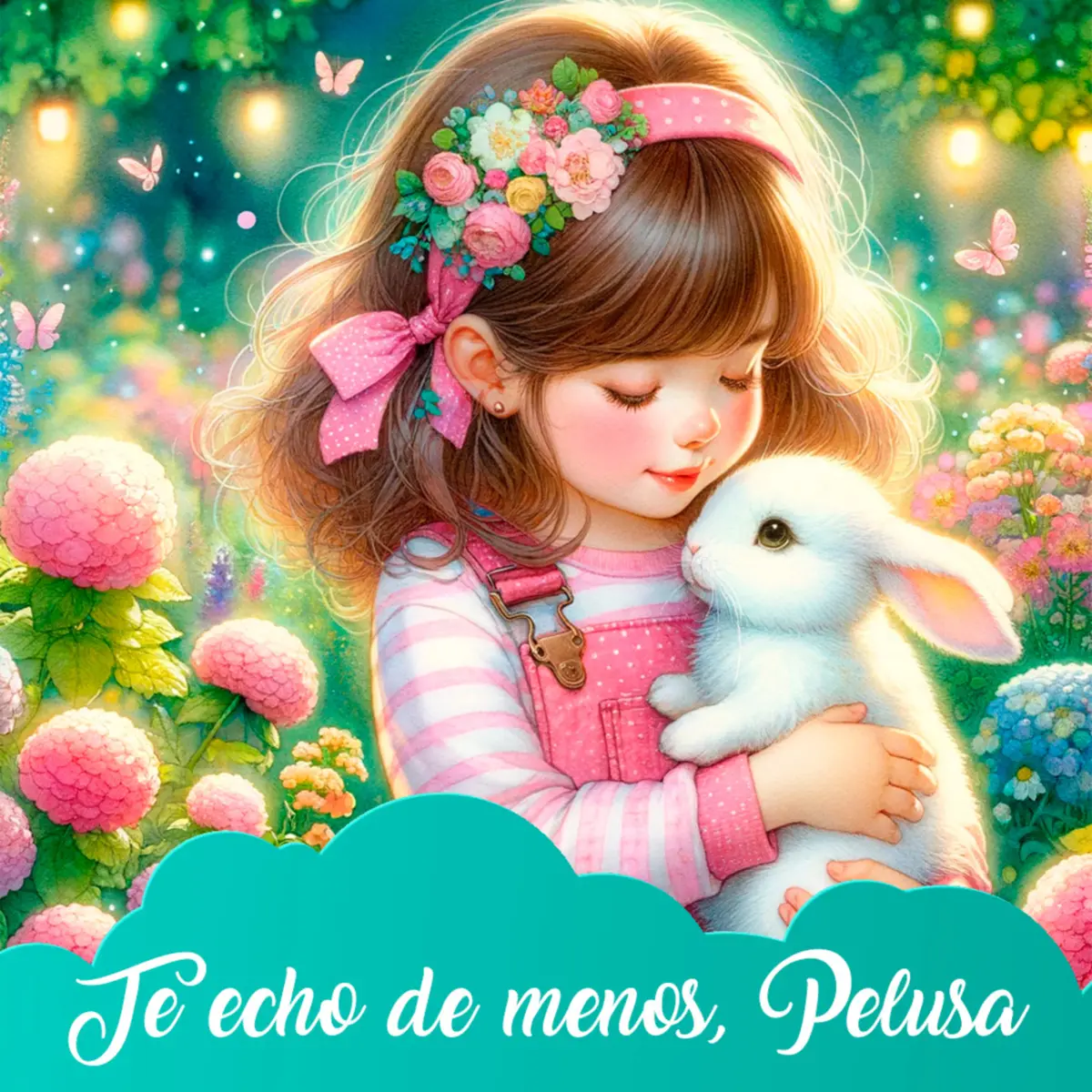 Ilustración del cuento infantil «Te echo de menos Pelusa» de Raquel Tolmo
