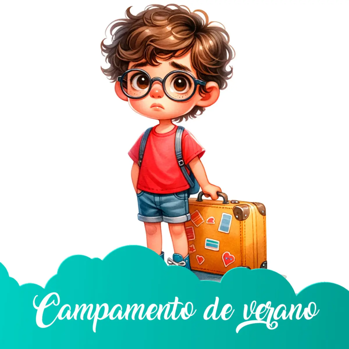 Ilustración del cuento infantil «Campamento de verano» de Raquel Tolmo