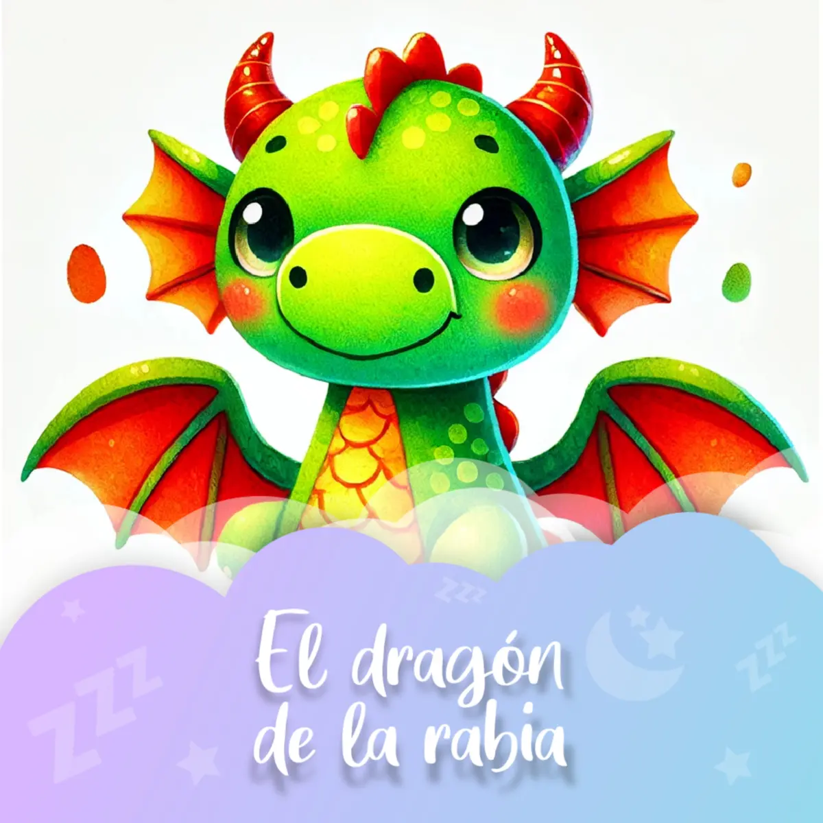 Ilustración del cuento infantil «El Dragón de la Rabia» de Raquel Tolmo