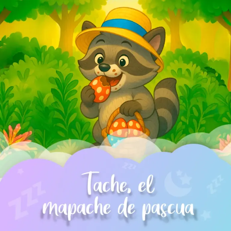 Tache, el mapache de Pascua