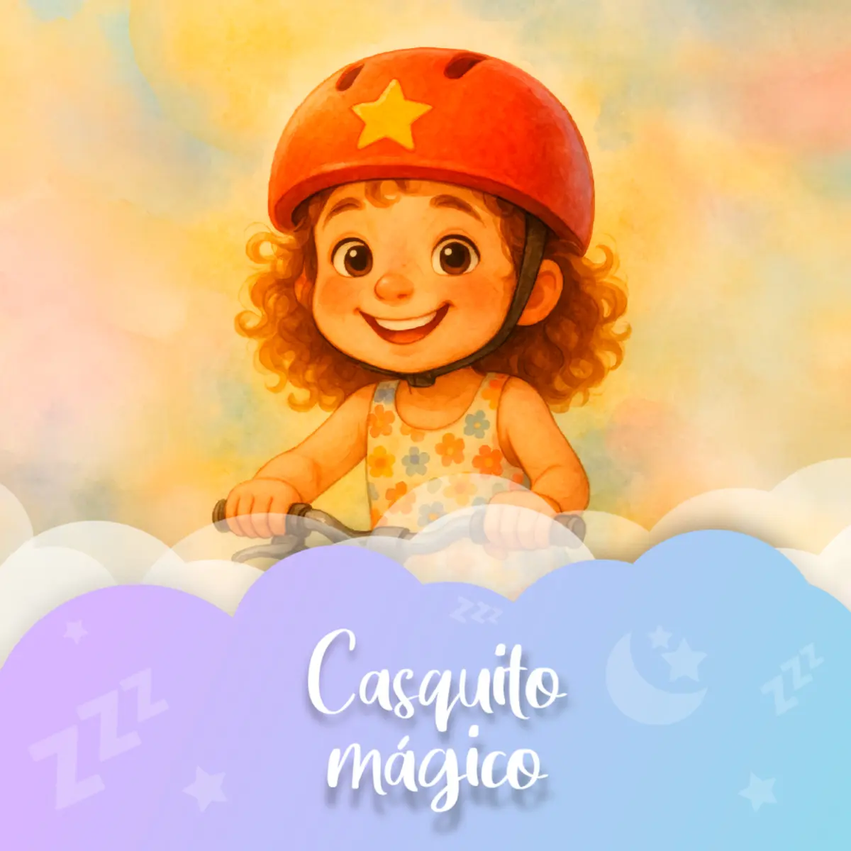 Ilustración del cuento infantil «Casquito mágico» de Raquel Tolmo