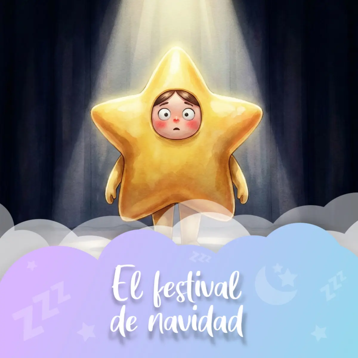 Ilustración del cuento infantil «El festival de Navidad» de Raquel Tolmo