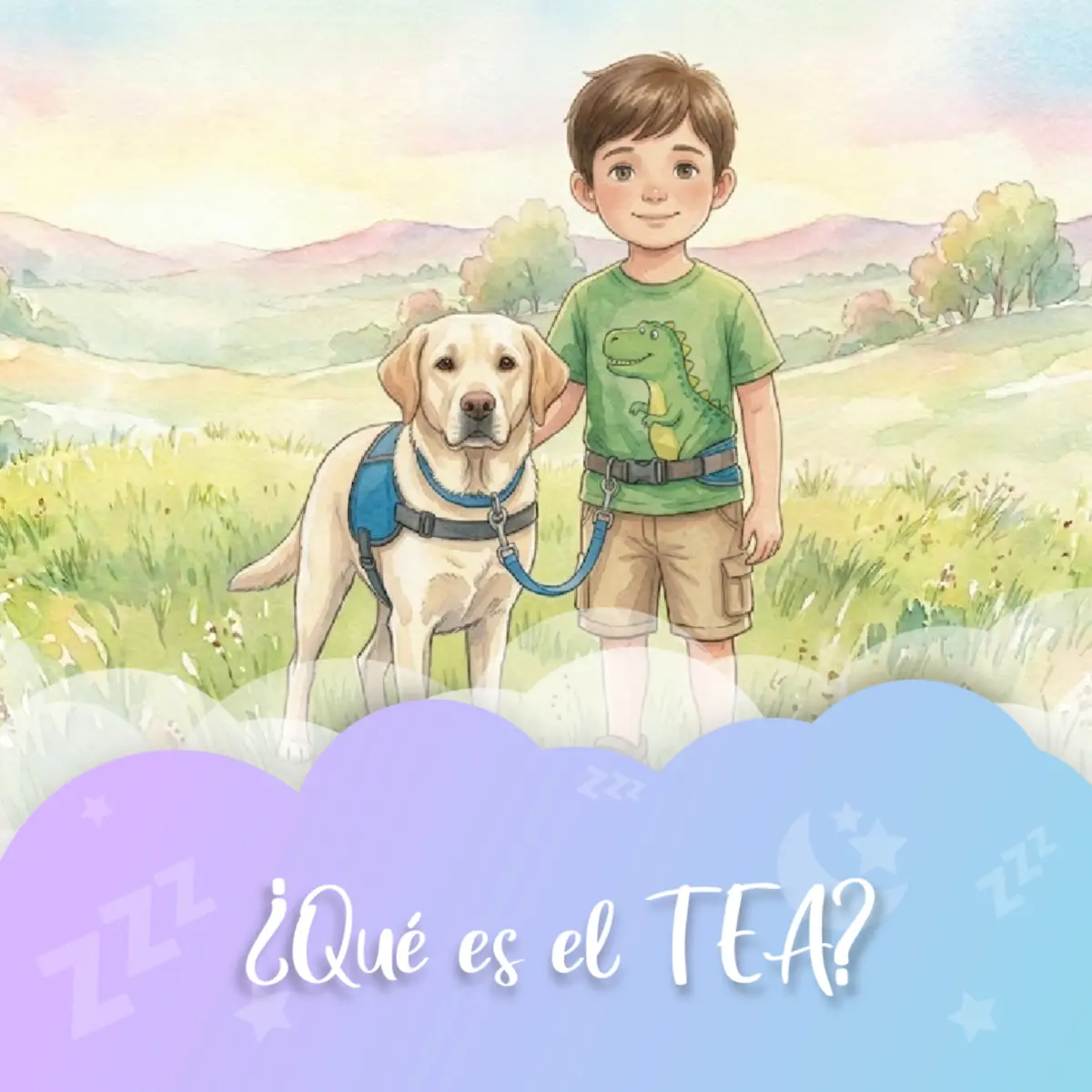 Ilustración del cuento infantil «"¿Qué es el TEA? Un cuento para explicar el Autismo a los niños"» de Raquel Tolmo